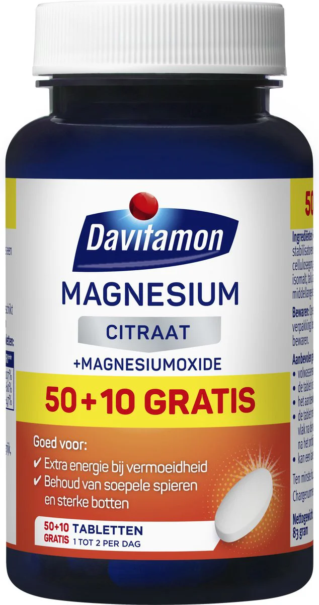 Davitamon Magnesium Citraat 60 tabletten