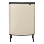Brabantia Bo Touch Bin Hi Prullenbak 2 x 30 liter Soft Beige