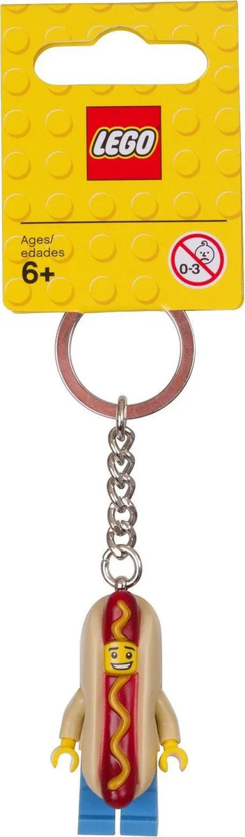 LEGO Hotdogverkoper sleutelhanger