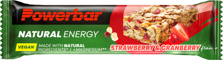 Powerbar Natural Energy Cereal Bar Strawberry en Cranberry 40GR