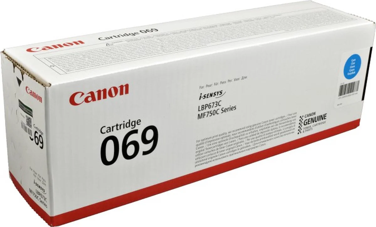 Canon 069 Inkt Toner Cyaan