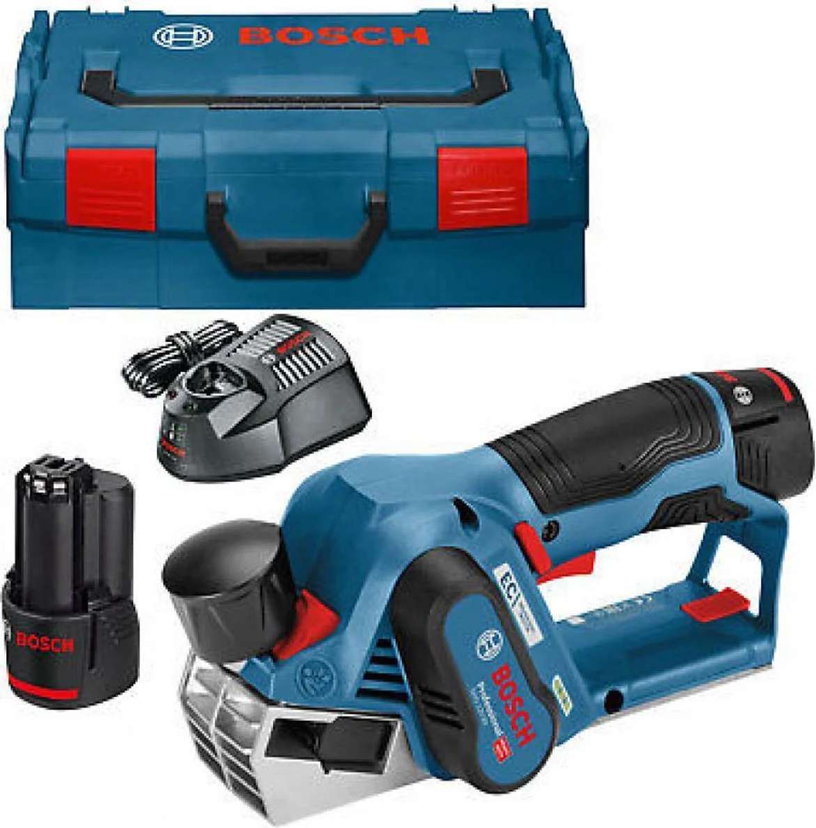 Bosch Professional PRO GHO 12V-20 Accu schaafmachine 2x 3.0Ah - 06015A7001