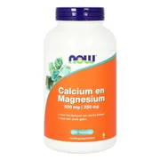 NOW Calcium en Magnesium Tabletten 250TB