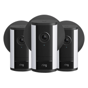Ring Spotlight Camera Pro 2e Generatie Stekker Zwart 3-Pack