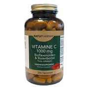 Natupharma Vitamine C 1000mg Bioflavonoïden & Rozenbottel - Time Released 200TB