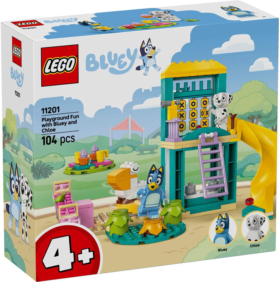 LEGO Bluey en Chloé in de speeltuin 11201