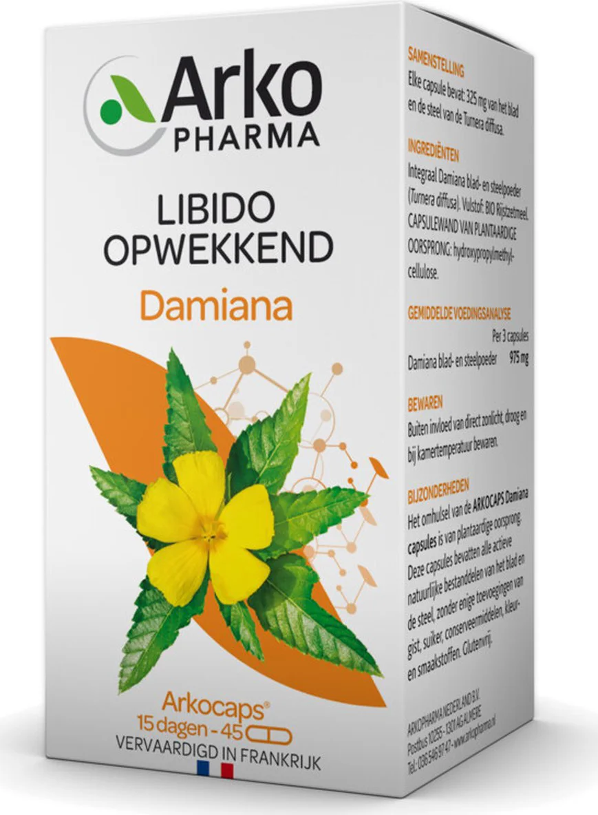 Arkocaps Damiana Capsules 45st 45CP