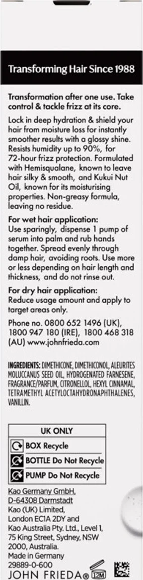 John Frieda Frizz Ease Original Serum 50 ml