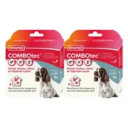 2x Beaphar Combotec Anti Vlooien en Teken Druppels Hond 10-20 kg 2 pipetten