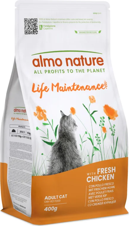 Almo Nature Kattenvoer Droog Life Maintenance Kip & Rijst 400 gr