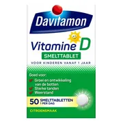 4x Davitamon Vitamine D Kind 50 smelttabletten