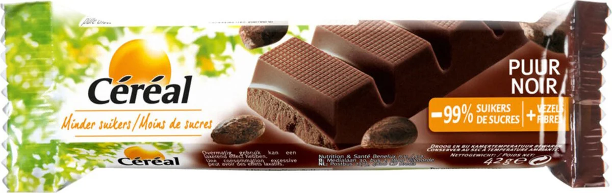 Cereal Chocoladereep Puur 42GR