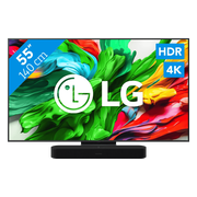 LG 55" QNED86 EVO 4K (2025) + Sonos Beam Gen2 Zwart