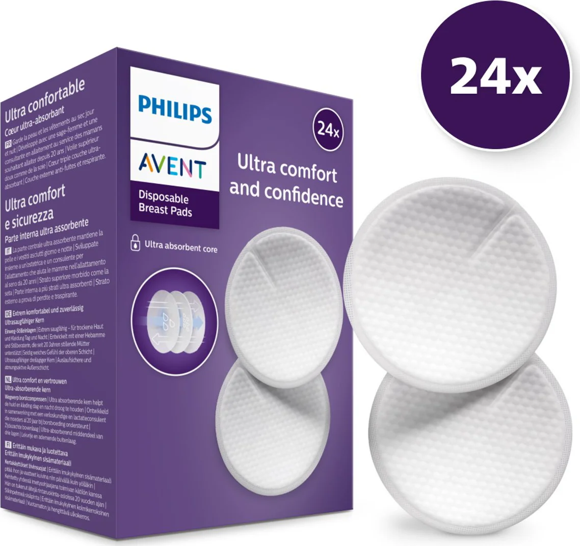 Philips Avent Wegwerp Borstkompressen 24 stuks