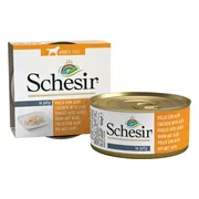 Schesir Hondenvoer Nat Blik Jelly Kip en Aloë 150 gr