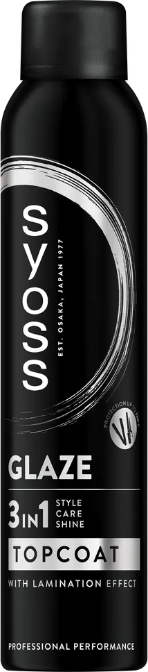 Syoss Glaze 3-in-1 Topcoat Haarspray 200ML