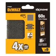 DeWALT DTM8664 Mesh Schuurgaas Vierkant 115x115mm K60 VE=5