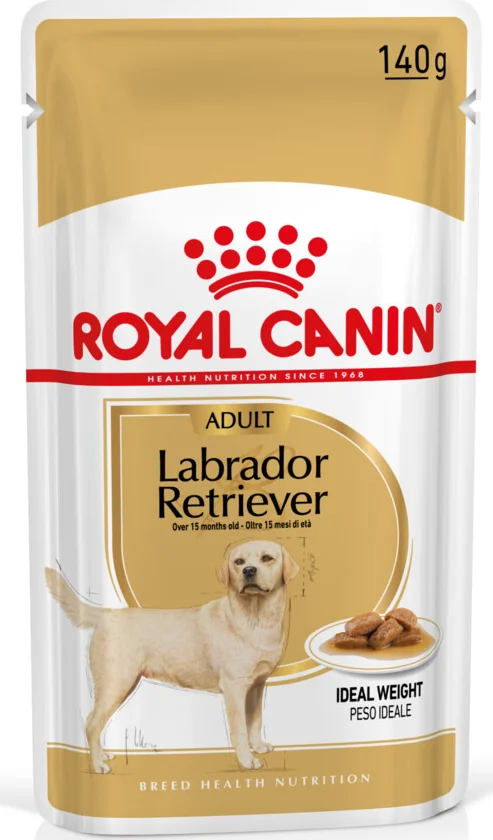10x Royal Canin Hondenvoer Nat Labrador Adult 140 gr