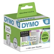 DYMO Verwijderbaar Etiket 32x57mm 1000 stuks