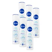 6x NIVEA Deodorant Spray Fresh Natural 150 ml