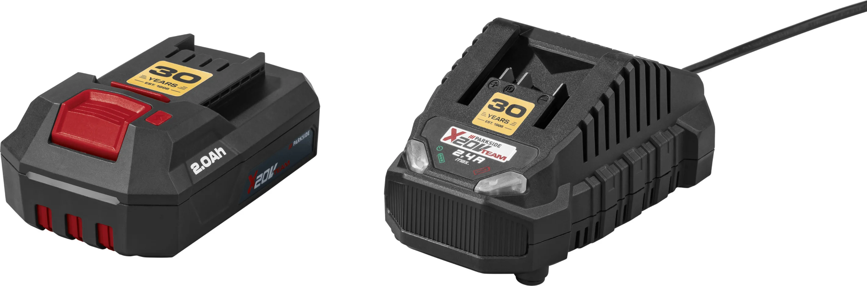 PARKSIDE Accu 20 V - 2 Ah en acculader 2,4 A, Limited Edition