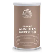 Mattisson HealthStyle Biologische Wijnsteenbakpoeder 180GR