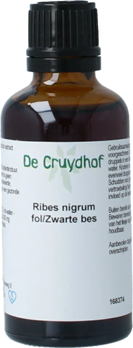 Cruydhof Ribes Nigrum Fol/Zwarte Bes Druppels 50ML