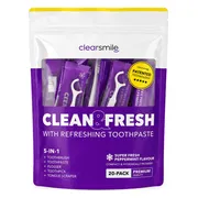 ClearSmile Clean & Fresh 5-In-1 Tandenborstel Pepermunt 20ST