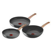 Tefal Renew Keramische koekenpannenset 24 + 28 cm + Wokpan 28 cm