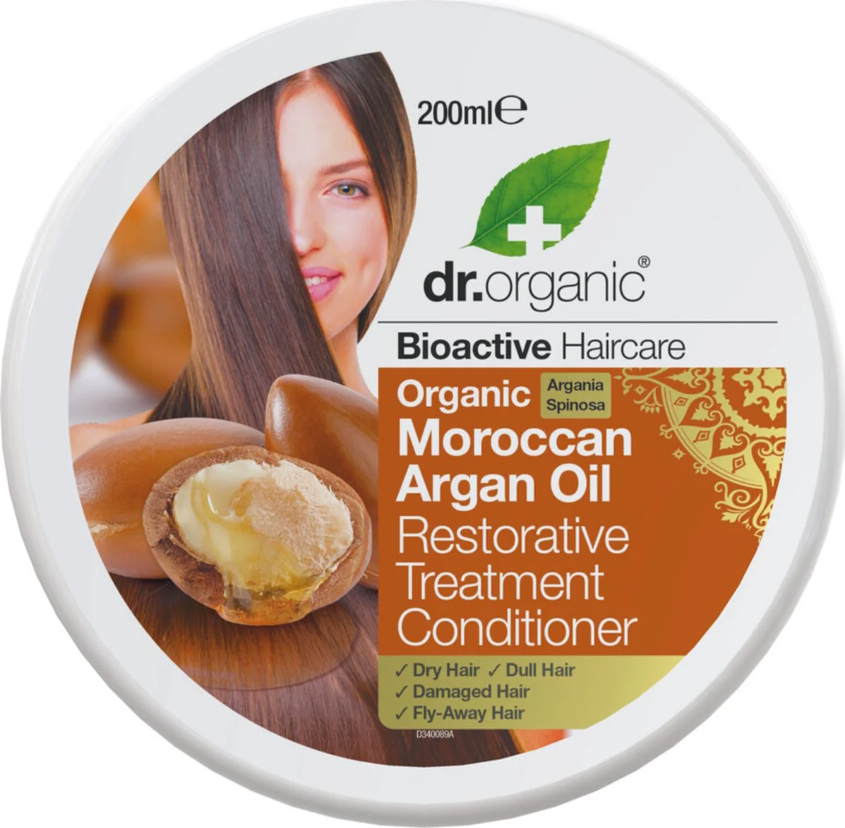 Dr Organic Moroccan Argan Oil Restorative Treatment Conditioner 200ML