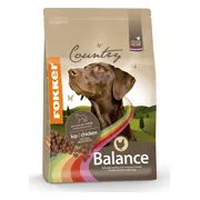 3x Fokker Country Balance Hondenvoer 2,5 kg