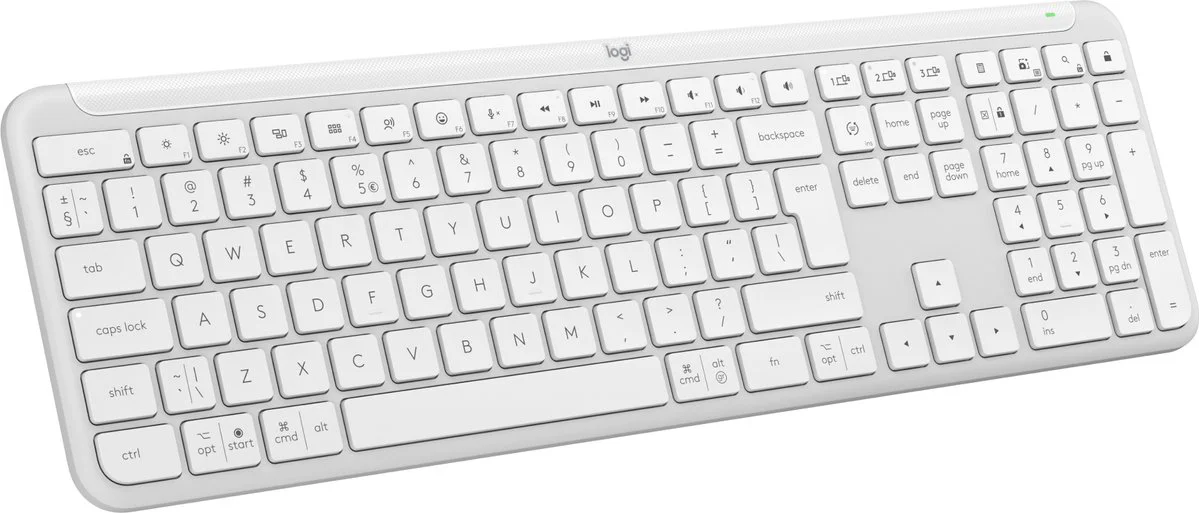 Logitech Signature Slim K950 Draadloos Toetsenbord Qwerty Wit