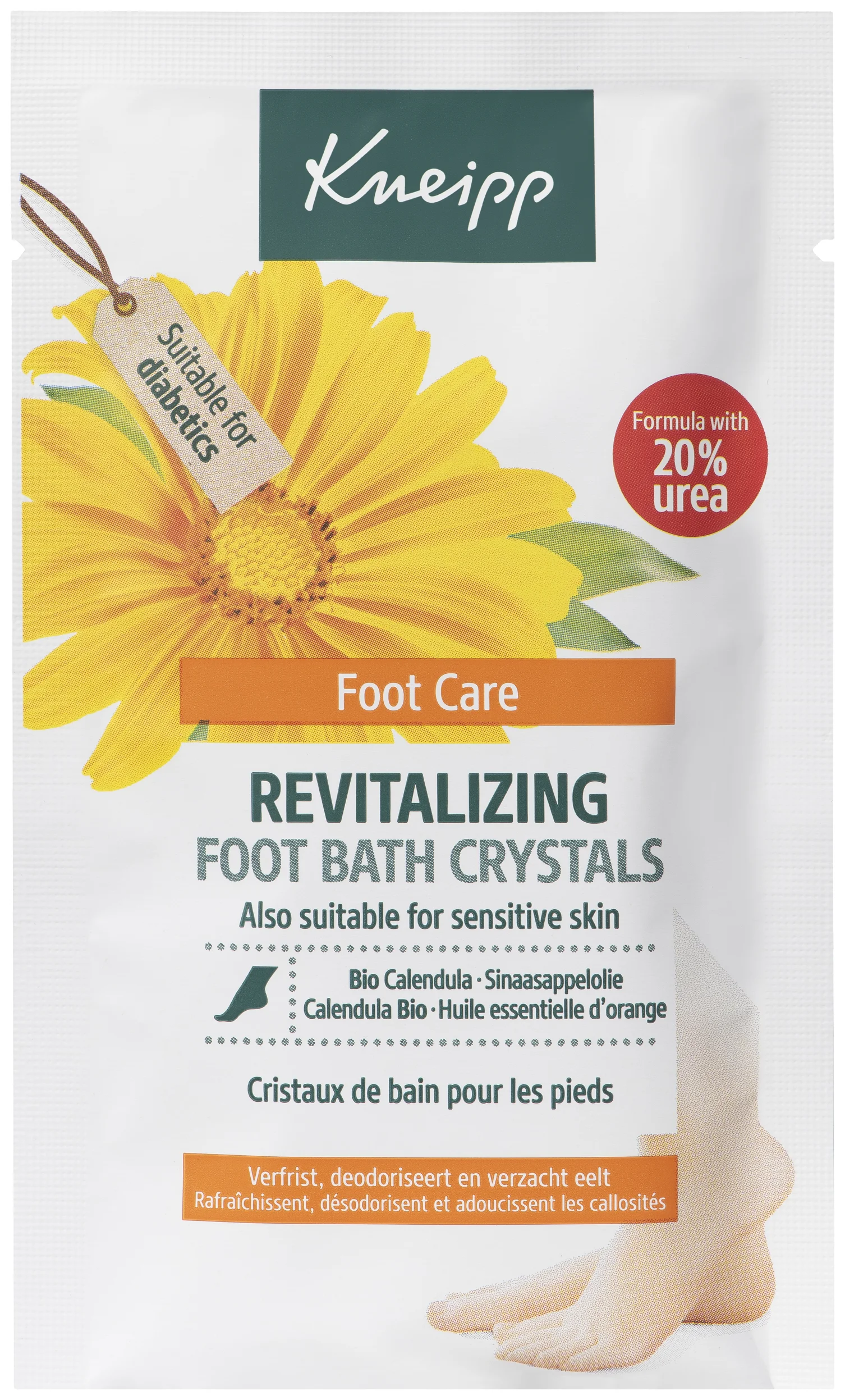 Kneipp Voetbadbruistablet Calendula Rozemarijn 40 gr