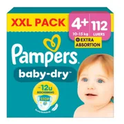 2x Pampers Baby Dry Luiers Maat 4+ (10-15 kg) 56 stuks