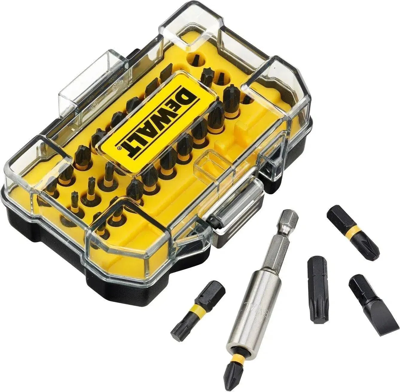 DeWALT DT70523T 32-delige Extreme Impact Torsion Schroefbitset in Cassette