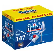 Finish Powerball Quantum Vaatwastabletten - Vloeibare Powerball voor afwasmachine - Reinigt, Ontvet en doet glanzen - 147 Tabletten - Voordeelverpakking