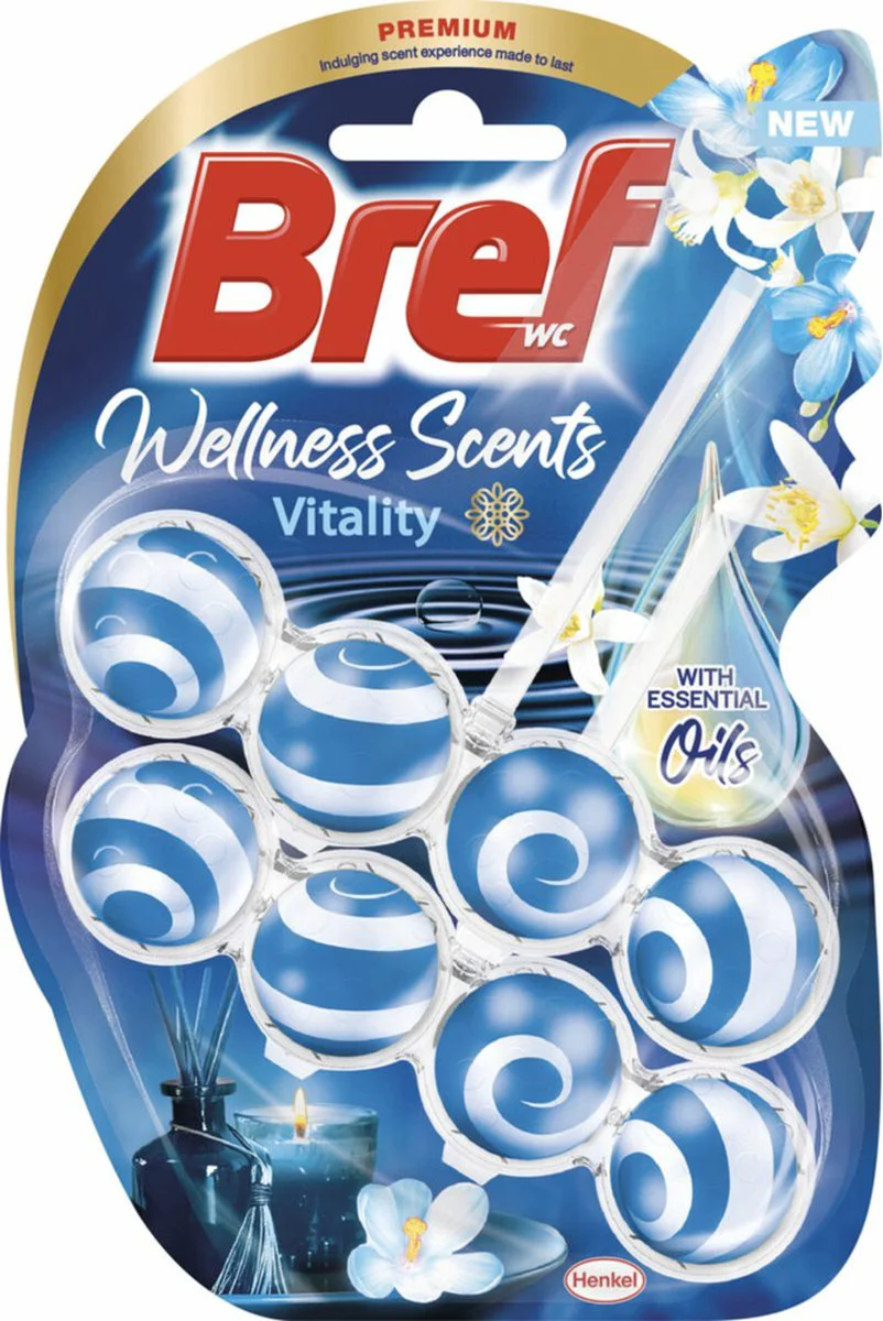 Bref Toiletblok Wellness Scents Vitality 2 stuks