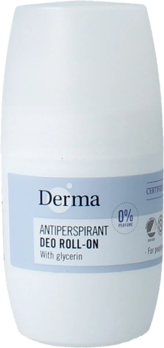 Derma Antiperspirant Deo Roll-On Parfumvrij 50ML