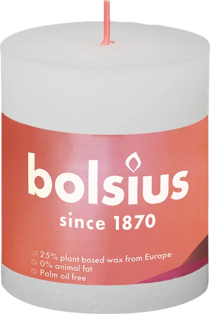 Bolsius Stompkaars Cloudy White 80/68