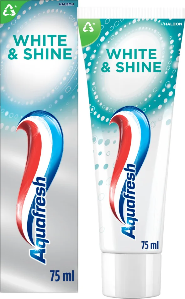 3x Aquafresh Tandpasta White & Shine 75 ml