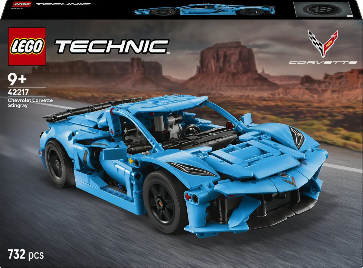 LEGO Technic Chevrolet Corvette Stingray - blauw 42217