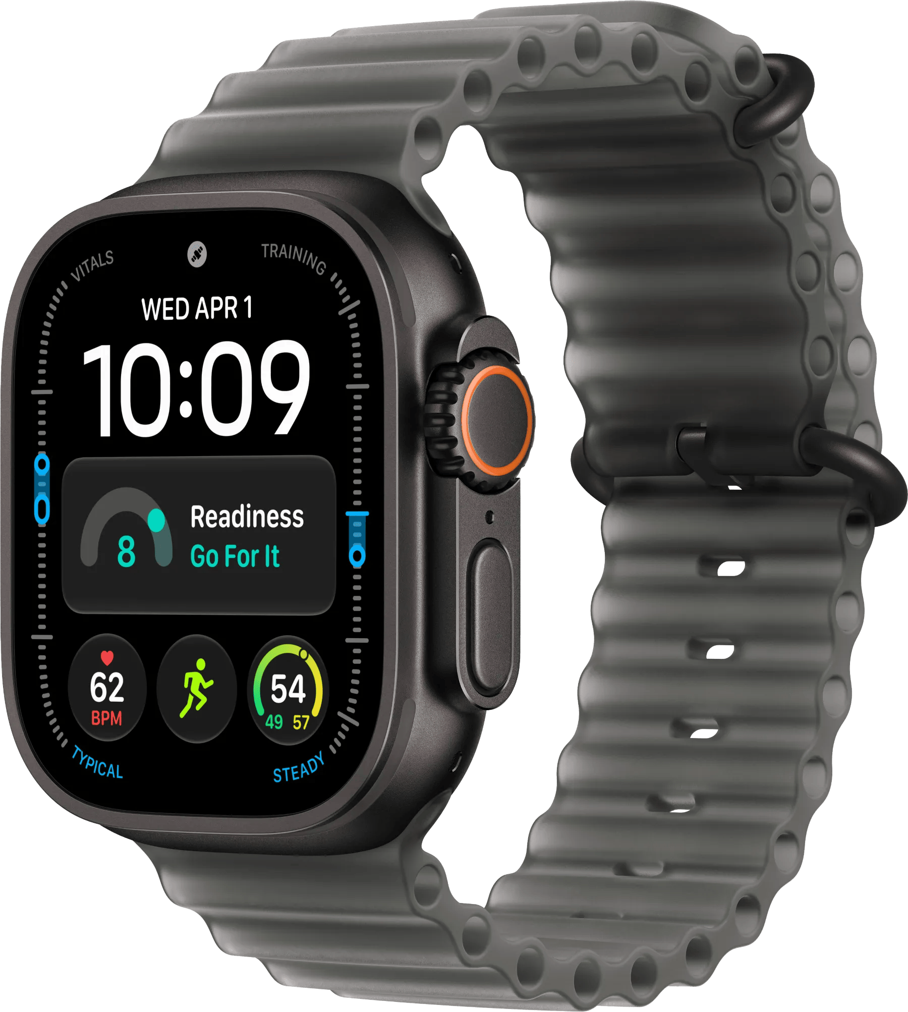Apple Watch Ultra 4 Cellular 49mm Zwart Ocean Band
