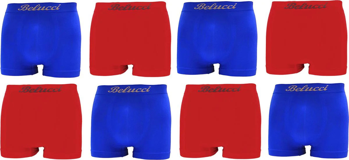 Belucci Herenboxers 8-Pack Maat XL/XXL