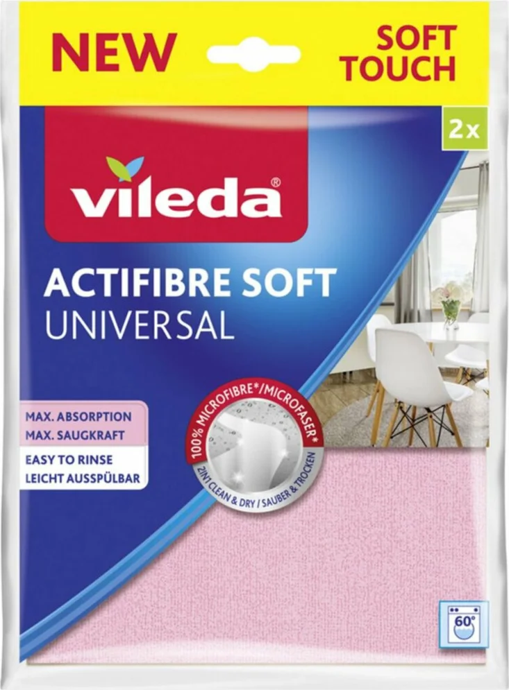 Vileda Doek Actifibre Soft Doek 2 stuks