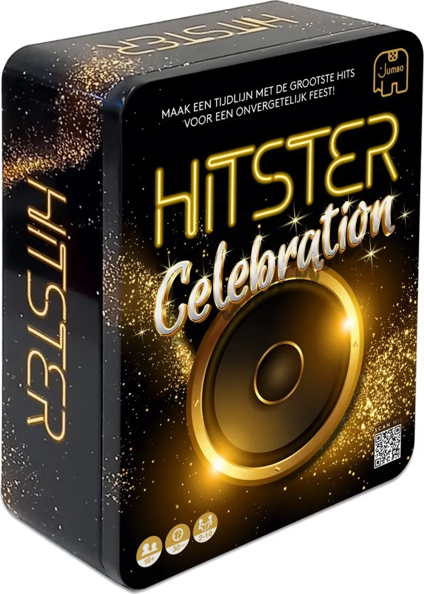 Jumbo Hitster Celebration – Nederlandstalig Muziekspel – Luxe Editie – Partyspel – Actiespel