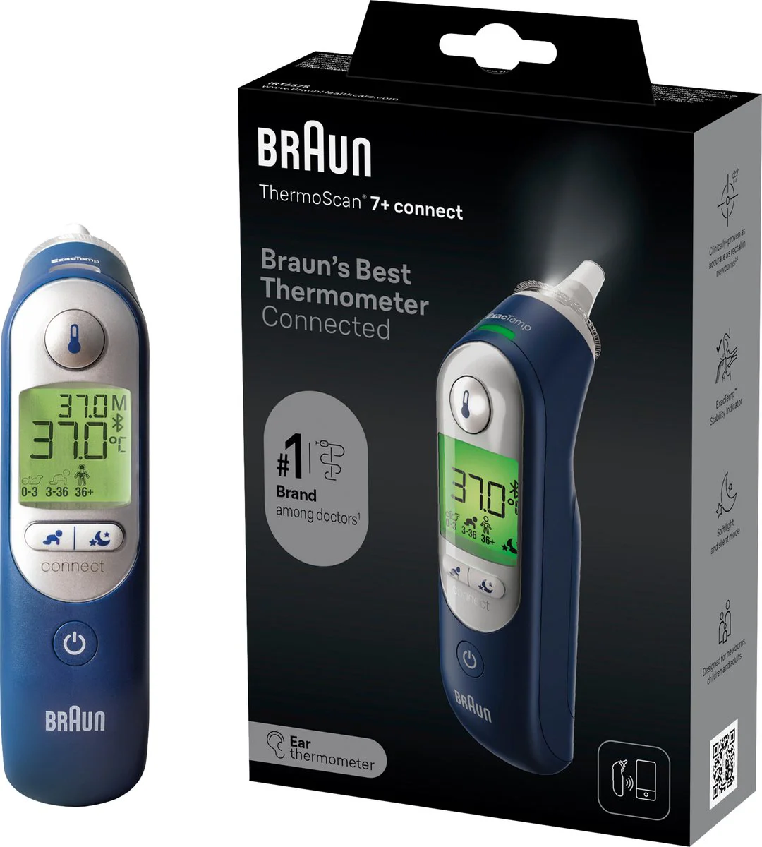 Braun ThermoScan 7+ Connect IRT6575NWE