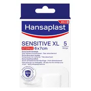 Hansaplast Sensitive XL 6cm x 7cm 5ST