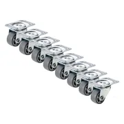 PARKSIDE Wieltjes set, zwenkwielen voor meubels en kisten (Mini zwenkwielen, 8-delig)