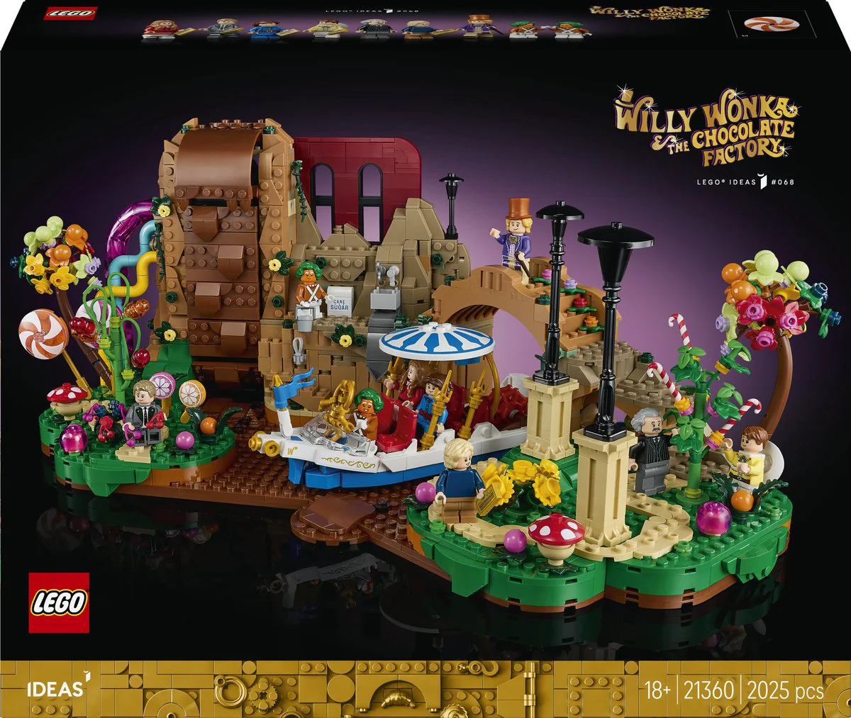 LEGO Ideas Willy Wonka en de Chocoladefabriek 21360
