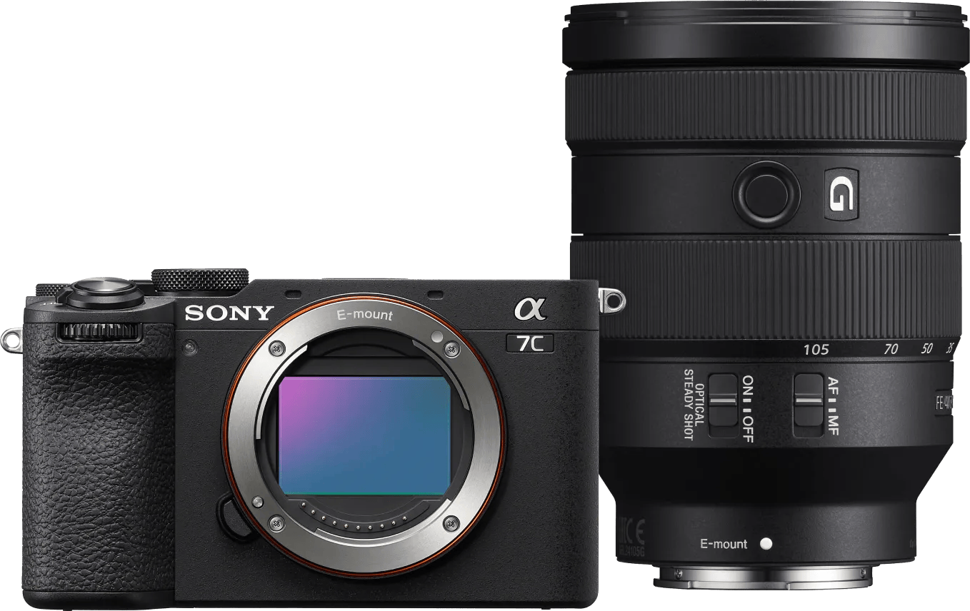 Sony A7C II Zwart + 24-105mm f/4 G OSS